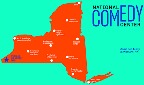 National Comedy Center Map