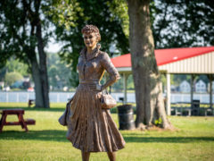Lucille Ball Statue in Lucille Ball Memorial Park, Jamestown, NY