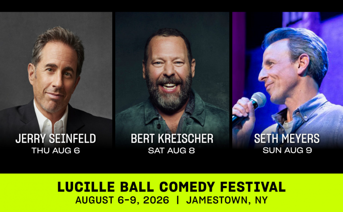Jerry Seinfeld, Bert Kreischer, Seth Meyers Headline National Comedy ...